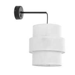 Applique Camera Da Letto-Selezionato da Mazzolaluce Applique di tessuto con interruttore per comodini camera da letto moderna