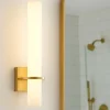 Applique Da Bagno-Selezionato da Mazzolaluce Applique dorata led 15w 4000k per bagno moderno 4000k