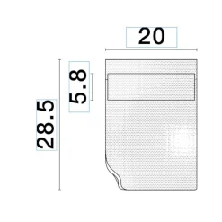 Applique Da Parete-Selezionato da Mazzolaluce Applique dorato con vela led trasparente design moderna