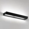 Applique Da Parete-IsyLuce Applique edge nero design moderna led 30w 4000k