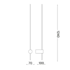Applique Da Parete-Ideal Lux Applique essence ap2 20w bianco moderna