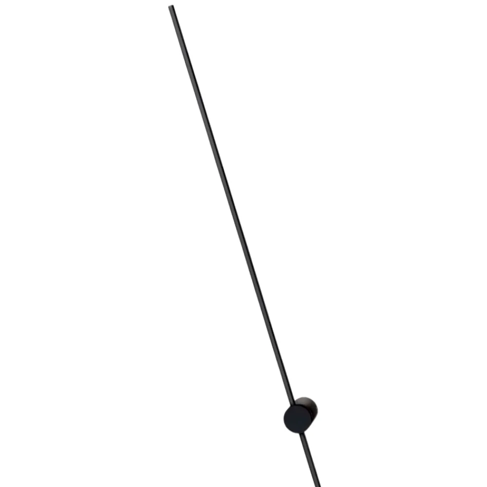 Applique Da Parete-Ideal Lux Applique essence ap2 20w 3000k nero design moderna 124cm
