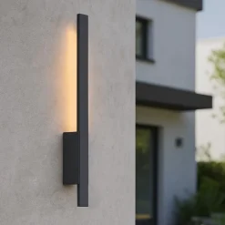 Applique Da Esterno-Selezionato da Mazzolaluce Applique esterno bacchetta antracite led 7,5 3000k