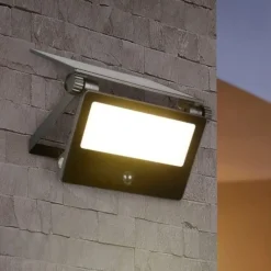 Applique Da Esterno-Selezionato da Mazzolaluce Applique faro da esterno solare led 18w 3000k 4000k 6000k sensore di movimento