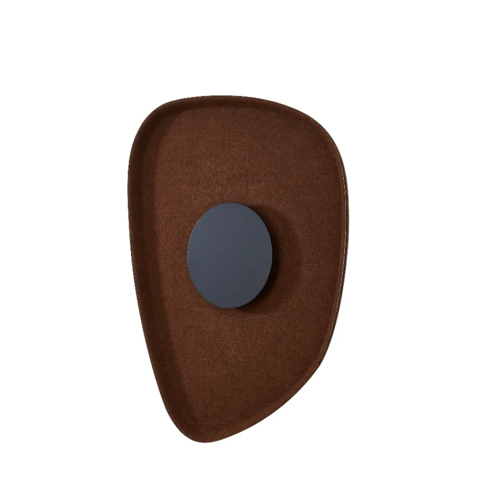 Applique Da Parete-Selezionato da Mazzolaluce Applique fonoassorbente marrone design moderna per interni