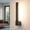 Applique Da Parete-Perenz Illuminazione Applique girevole led cct 14w moderna nero elle