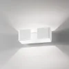 Applique Da Parete-IsyLuce Applique graffa led 10w 4000k bianco moderna