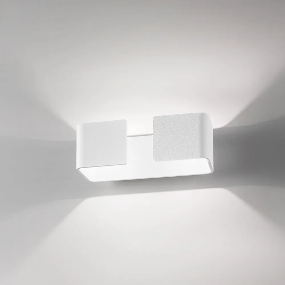 Applique Da Parete-IsyLuce Applique graffa led 10w 4000k bianco moderna