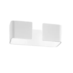 Applique Da Parete-IsyLuce Applique graffa led 10w 4000k bianco moderna