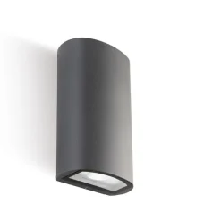 Applique Da Esterno-Selezionato da Mazzolaluce Applique grafite per esterno balcone led 12w 3000k biemissione
