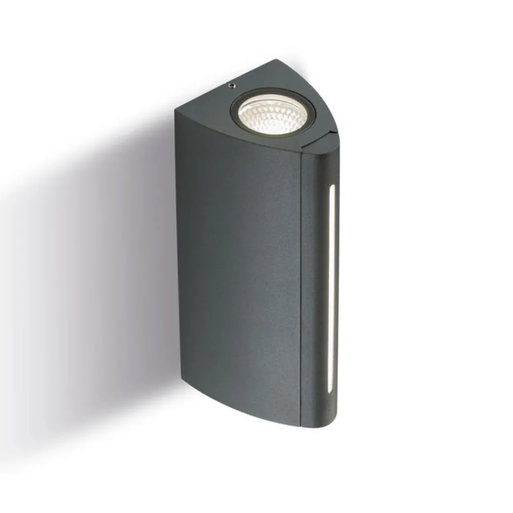 Applique Da Esterno-Selezionato da Mazzolaluce Applique grafite per esterno moderna led 11w 4000k ip65