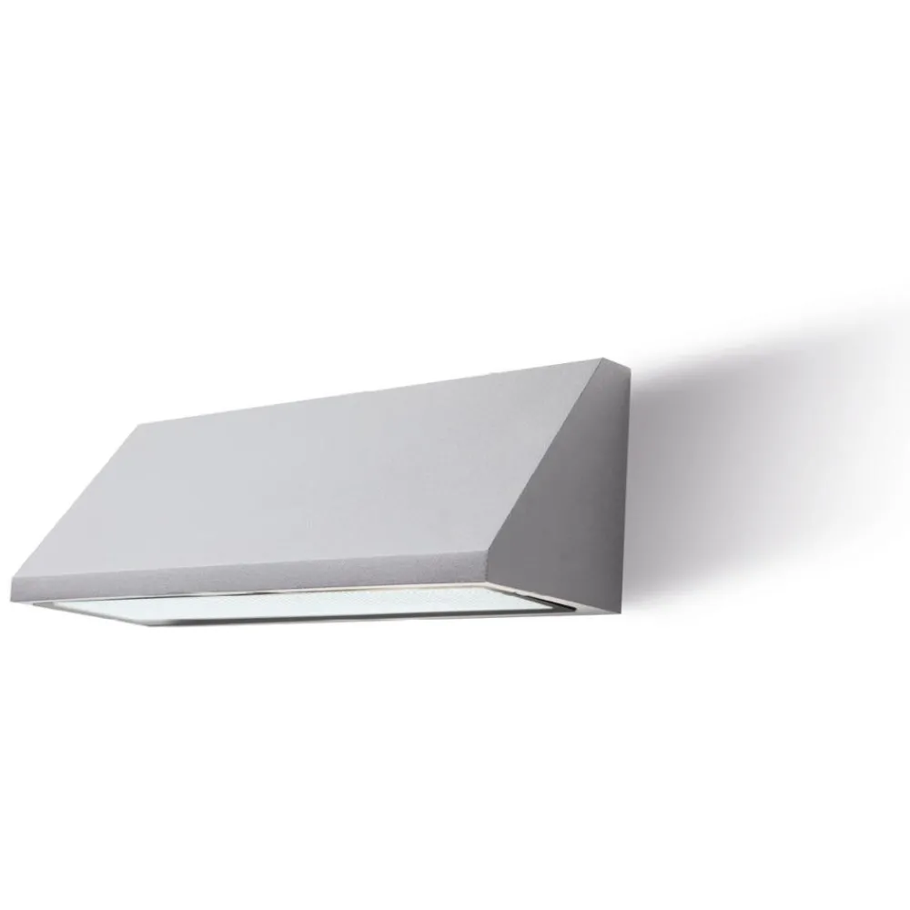 Applique Da Esterno-Selezionato da Mazzolaluce Applique grigia per esterno balcone moderna led 30w 3000k ip65