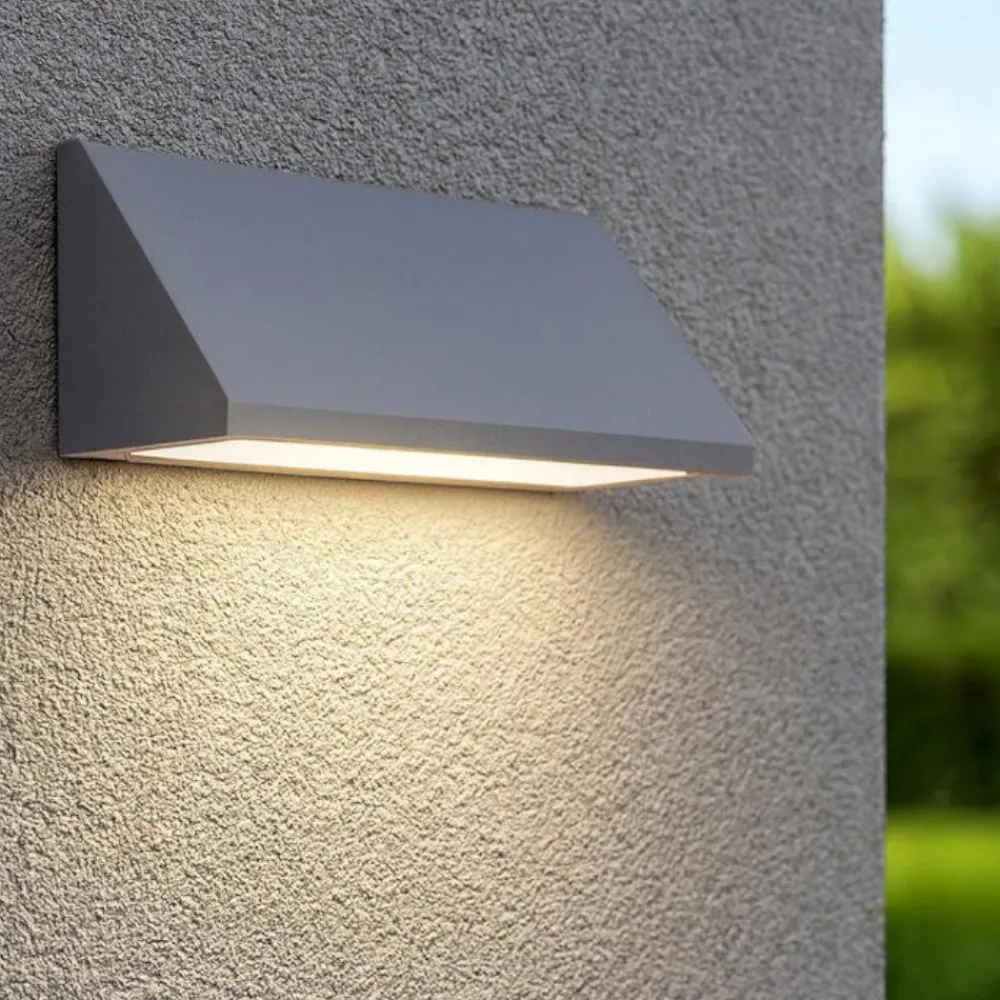 Applique Da Esterno-Selezionato da Mazzolaluce Applique grigia per esterno balcone led 30w 4000k ip65