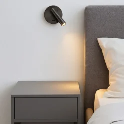 Applique Camera Da Letto-Selezionato da Mazzolaluce Applique grigio da comodino led da lettura per camera da letto