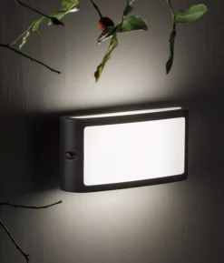 Applique Da Esterno-Selezionato da Mazzolaluce Applique grigio led per esterno 10w 4000k