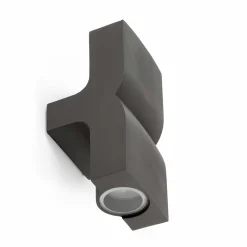Applique Da Esterno-Selezionato da Mazzolaluce Applique grigio per esterno 2 luci ip44