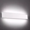 Applique Da Parete-Ideal Lux Applique zig zag ap d53 bianco led 23w 3000k moderna