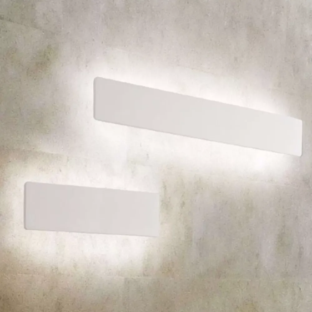 Applique Da Parete-Ideal Lux Applique zig zag ap d53 bianco led 23w 3000k moderna
