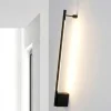 Applique Da Parete-Selezionato da Mazzolaluce Applique incrocio 90cm sporgenza 7cm nera led 15w 3000k moderna