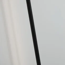 Applique Da Parete-Selezionato da Mazzolaluce Applique incrocio 90cm sporgenza 9cm bacchetta nera led 15w moderna