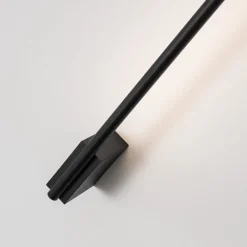 Applique Da Parete-Selezionato da Mazzolaluce Applique incrocio 90cm sporgenza 9cm bacchetta nera led 15w moderna