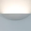 Applique Da Parete-Selezionato da Mazzolaluce Applique in gesso ceramica bianco mezzaluna