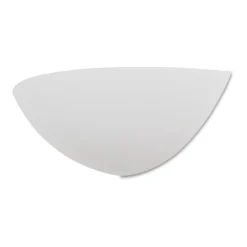 Applique Da Parete-Selezionato da Mazzolaluce Applique in gesso ceramica bianca verniciabile per interni