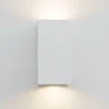 Applique Da Parete-Selezionato da Mazzolaluce Applique in gesso ceramica parallelepipedo bianco vbiemissione