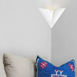 Applique Da Parete-Selezionato da Mazzolaluce Applique in gesso led cristaly da incasso angolare 13w 3000k pitturabile