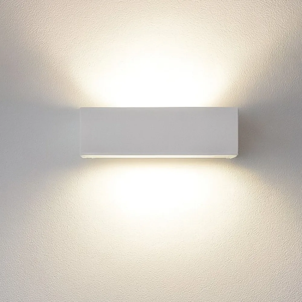 Applique Da Parete-Linea Light Applique in gesso led 3000k gypsum w1 mono emissione