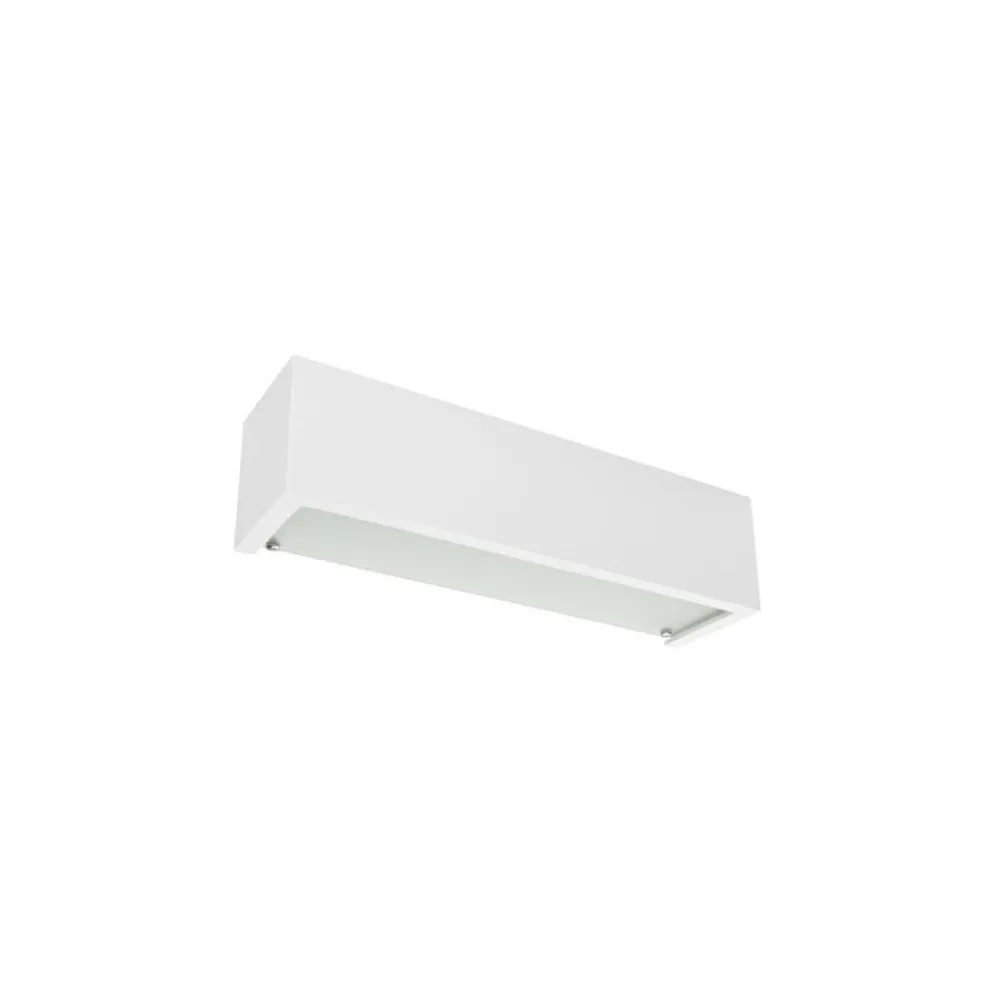 Applique Da Parete-Linea Light Applique in gesso led 3000k gypsum w1 mono emissione
