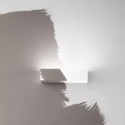 Applique Da Parete-Linea Light Applique in gesso led 3000k gypsum w1 mono emissione