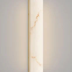 Applique Da Parete-Selezionato da Mazzolaluce Applique in pietra alabastro bianco led 12w 3000k