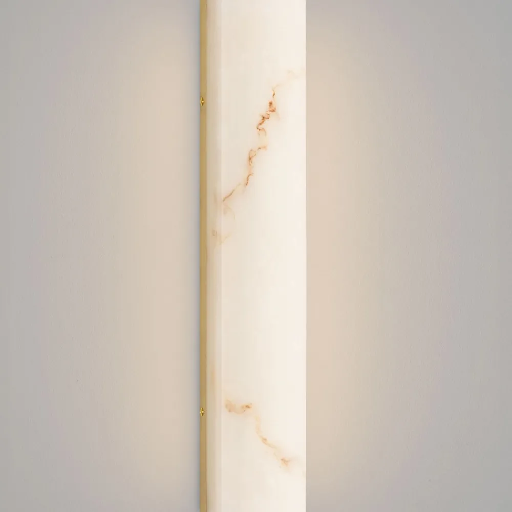 Applique Da Parete-Selezionato da Mazzolaluce Applique in pietra alabastro bianco led 12w 3000k