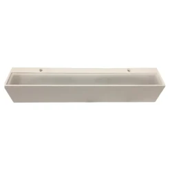 Applique Da Parete-IsyLuce Applique 18w 3000k gesso bianca rettangolare