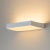 Applique Da Parete-Selezionato da Mazzolaluce Applique lampada curva di gesso bianco per interni moderna
