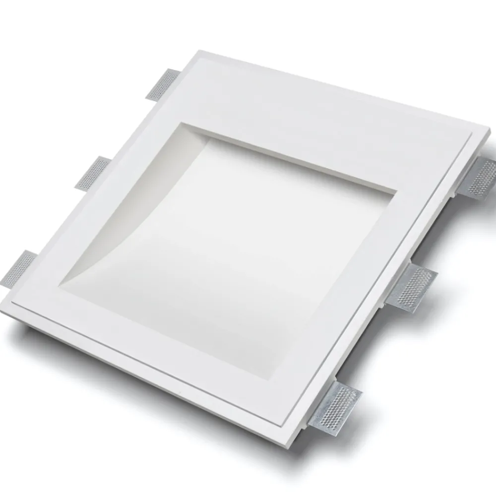 Applique Da Parete-Selezionato da Mazzolaluce Applique lampada da incasso a parete di gesso led bianco cristaly 16,5w 2700k