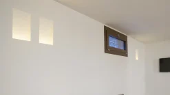Applique Da Parete-Selezionato da Mazzolaluce Applique lampada da incasso scomparsa parete gesso led cristaly bianco 16,5w 2700k