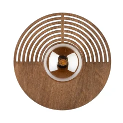 Applique Da Parete|Applique Camera Da Letto-Selezionato da Mazzolaluce Applique lampada da parete in legno quercia marrone design moderna