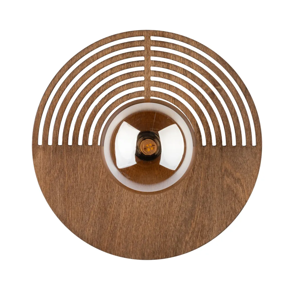 Applique Da Parete|Applique Camera Da Letto-Selezionato da Mazzolaluce Applique lampada da parete in legno quercia marrone design moderna