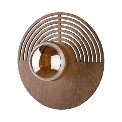 Applique Da Parete|Applique Camera Da Letto-Selezionato da Mazzolaluce Applique lampada da parete in legno quercia marrone design moderna