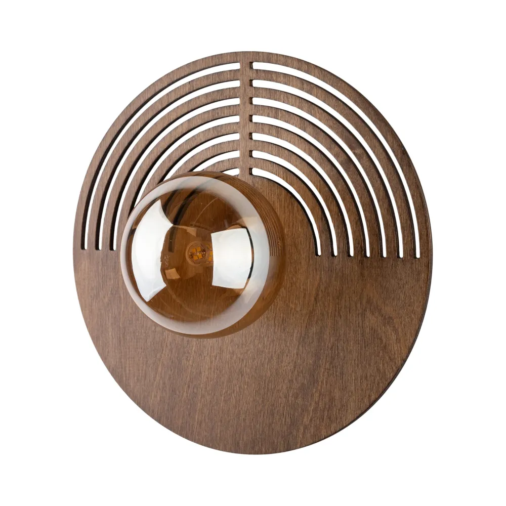 Applique Da Parete|Applique Camera Da Letto-Selezionato da Mazzolaluce Applique lampada da parete in legno quercia marrone design moderna