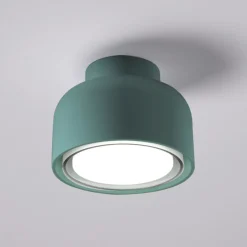 Applique Da Parete-Vivida International Applique lampada da parete moderna vivida bottone petrolio