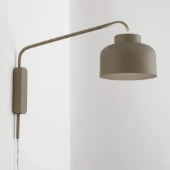 Applique Da Parete-Vivida International Applique lampada da parete moderna vivida bottone sabbia dimmerabile con telecomando