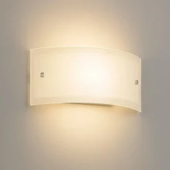 Applique Da Parete-Selezionato da Mazzolaluce Applique lampada da parete vetro bianco