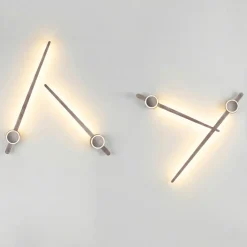 Applique Da Parete-Selezionato da Mazzolaluce Applique lancetta orientabile caffe led 18w 3000k moderna