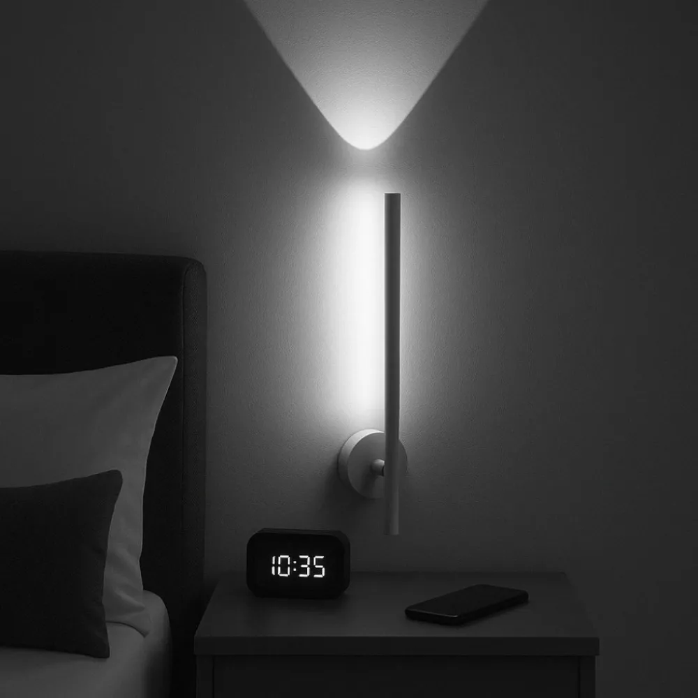 Applique Camera Da Letto-Selezionato da Mazzolaluce Applique led bianco per camera da letto moderna