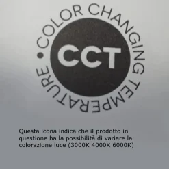 Applique Da Parete-Perenz Illuminazione Applique led cct 20w 3000k 4000k 6000k bianco design moderna perenz cross