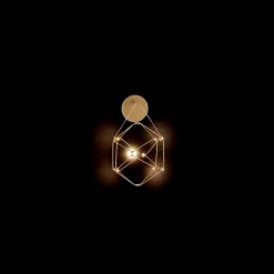 Applique Da Parete-Selezionato da Mazzolaluce Applique led costellazione design moderna oro ramato