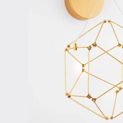 Applique Da Parete-Selezionato da Mazzolaluce Applique led costellazione design moderna oro ramato